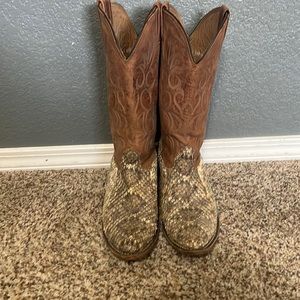 Larry Mahan rattlesnake boots